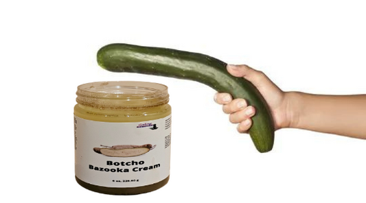 Botcho Bazooka Cream with Man holding Cucumber 