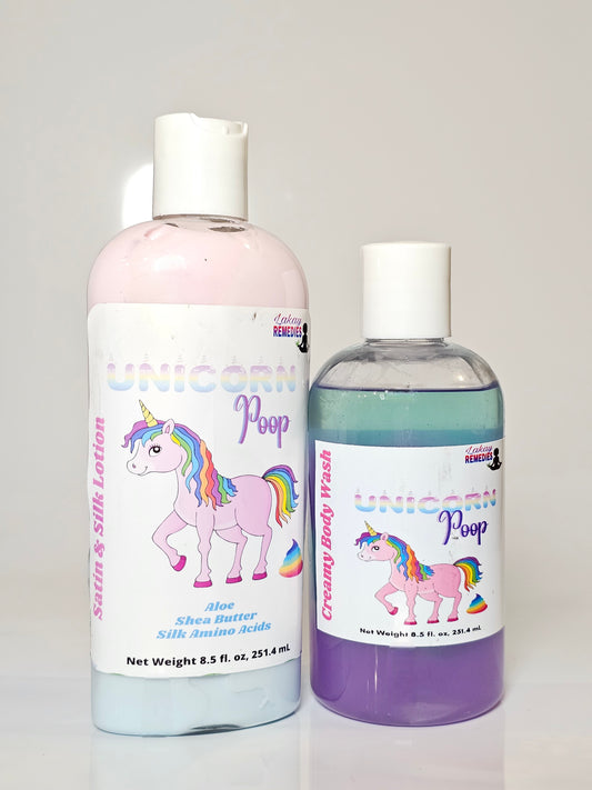 Unicorn Poop Body Wash & Lotion Set