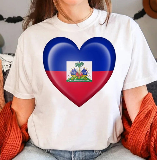 Woman Haiti Heart T-Shirt