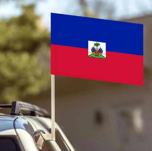 Haitian Car Flag