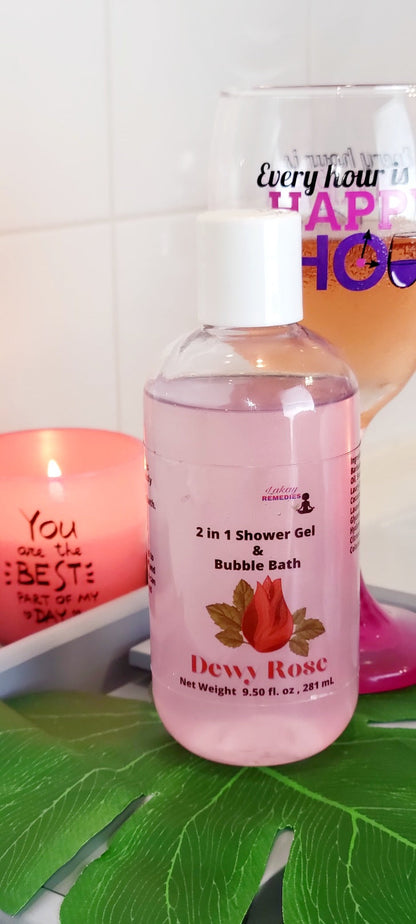 Dewy Rose 2 in 1 Body Wash & Bubble Bath