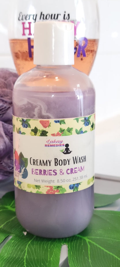Lakay Remedies Berries & Cream Creamy Body Wash