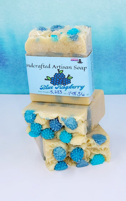 Blue Raspberry Artisan Soap