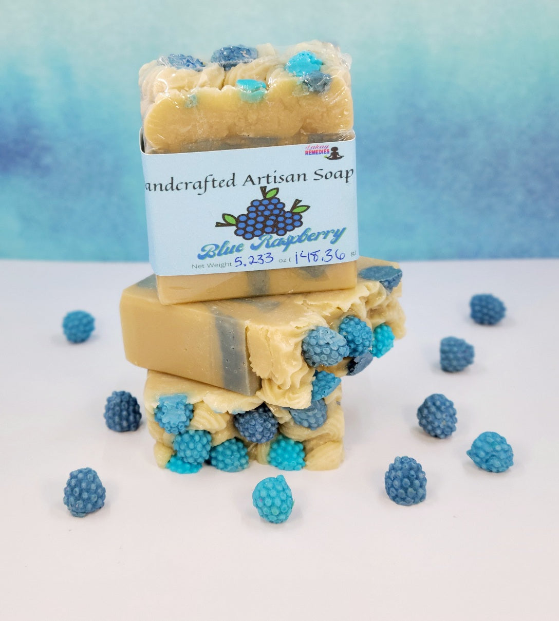 Blue Raspberry Artisan Soap