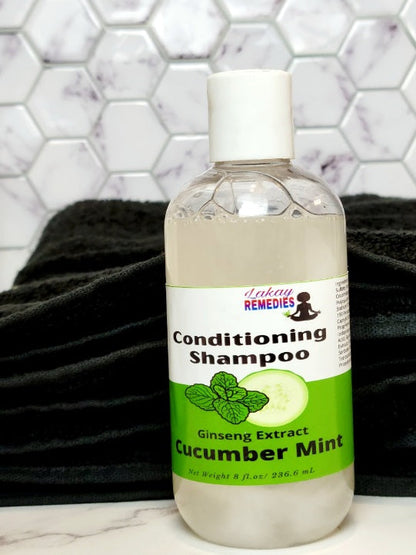 Cucumber Mint Conditioning Shampoo With Ginseng Extract