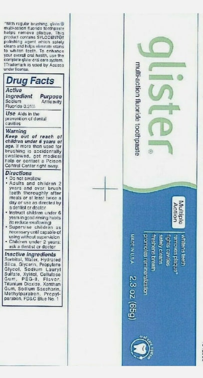 Glister Fluoride Toothpaste 6.75 oz