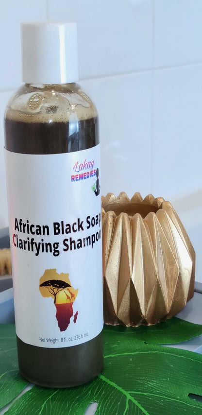 Lakay Remedies African Black Soap Clarifying Shampoo