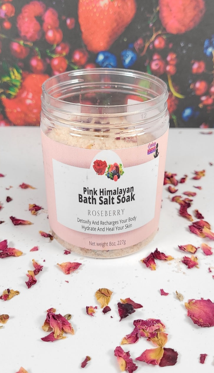 Roseberry Pink Himalayan Bath Salt