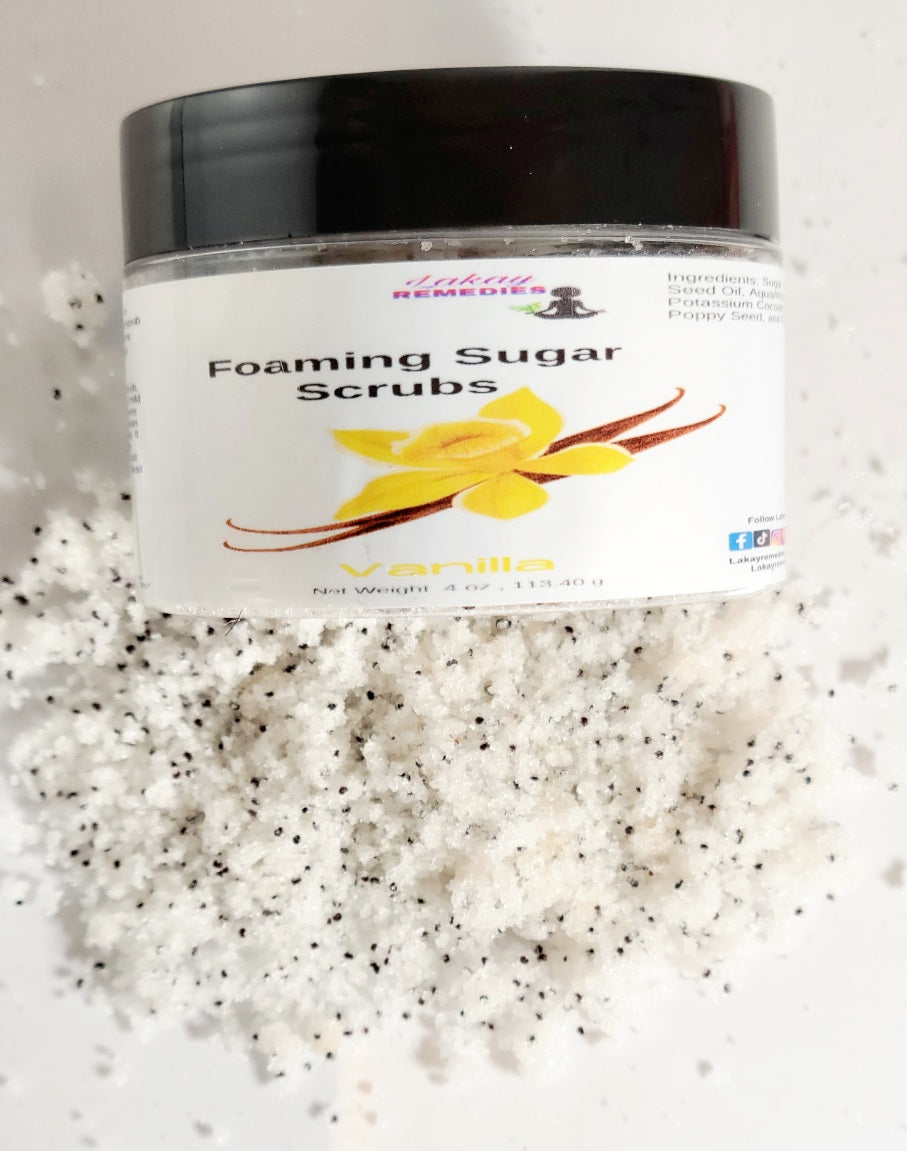 Vanilla Foaming Sugar Scrub