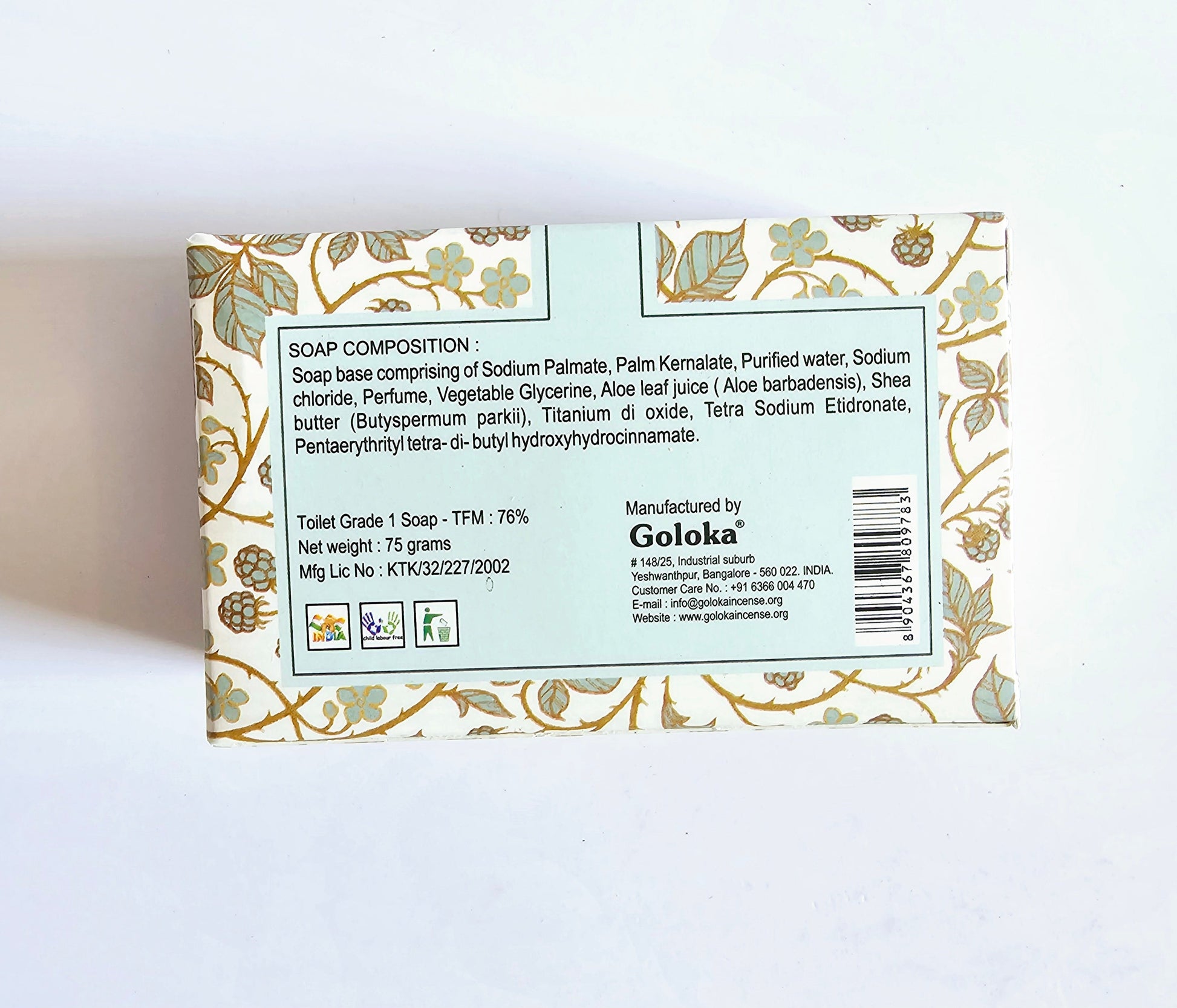 Goloka Nourishing White Sage Natural Soap | Cleansing & Positivity