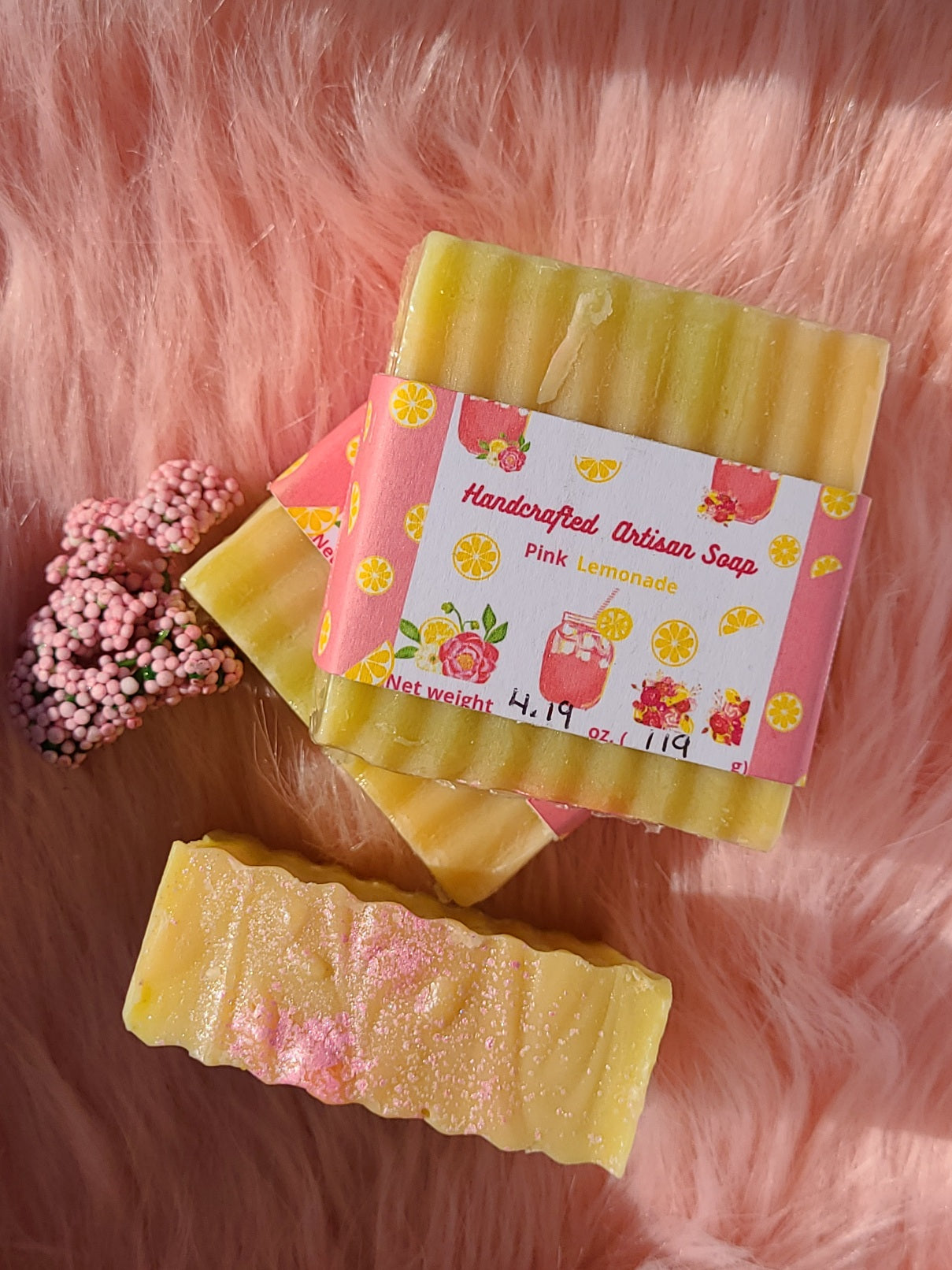 Pink Lemonade Handmade Soap