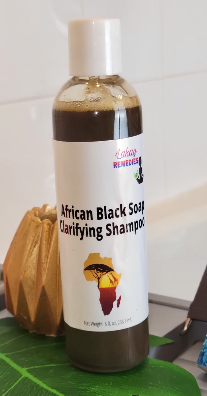 Lakay Remedies African Black Soap Clarifying Shampoo