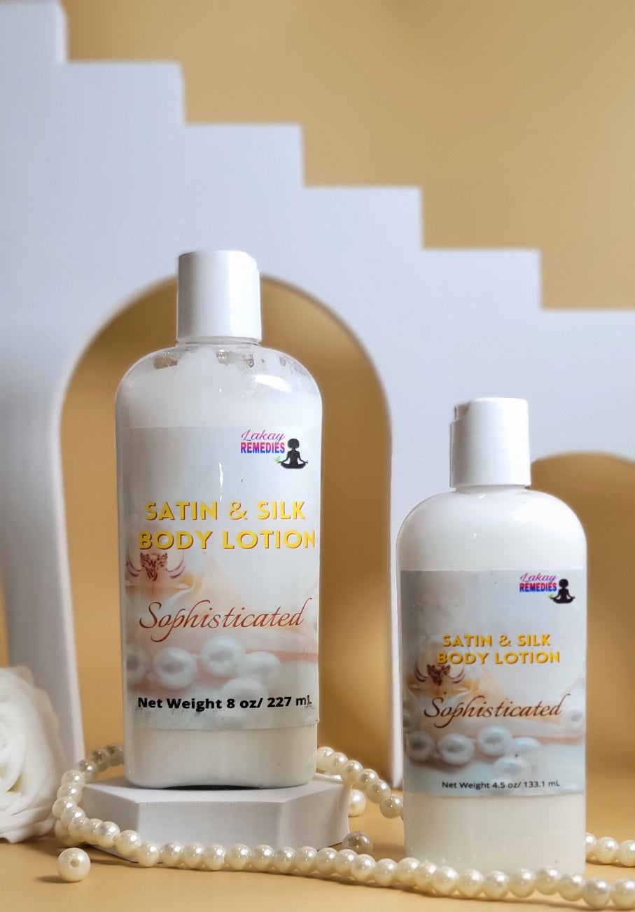 Sophisticated Satin & Silk Body Lotion
