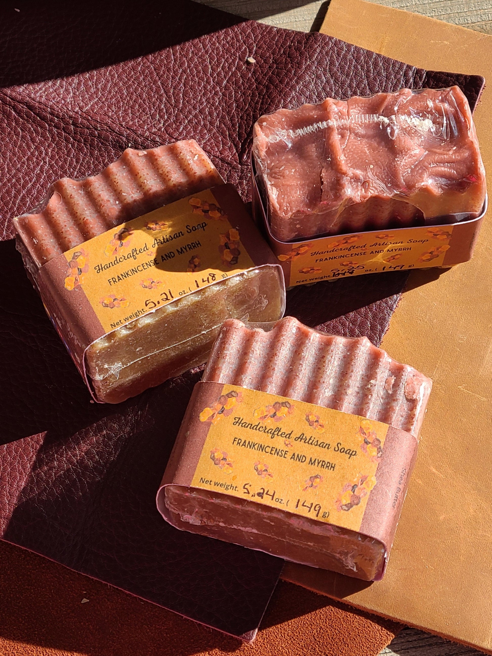 Frankincense and Myrrh Handcrafted Soap