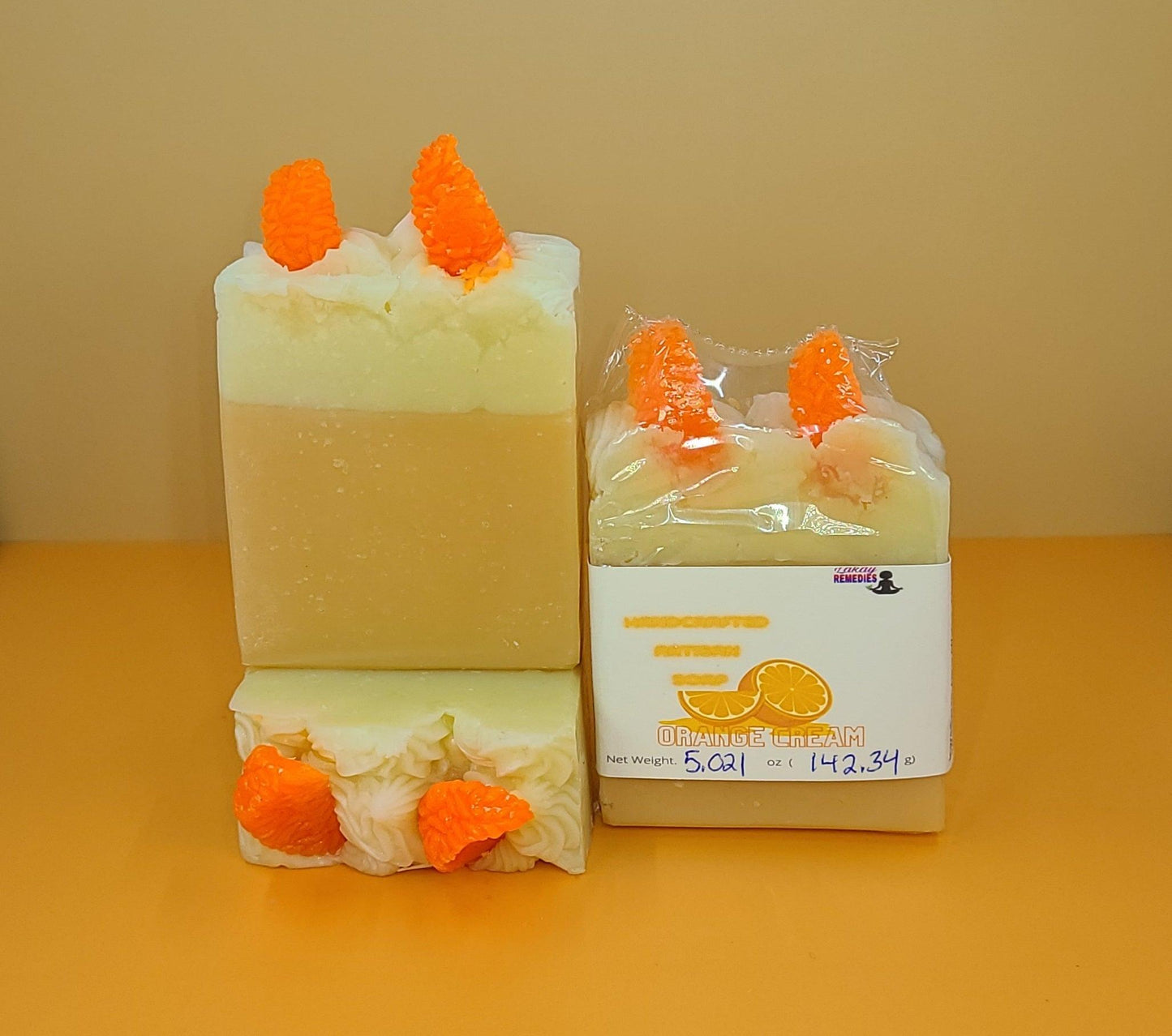Orange Cream Handmade Soap