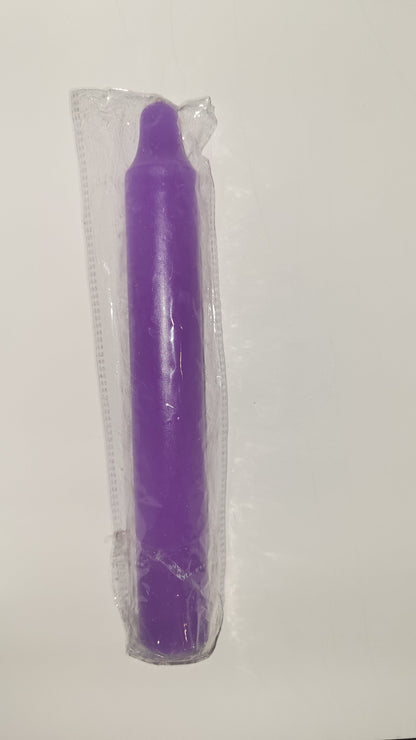 9" Purple Jumbo Candles