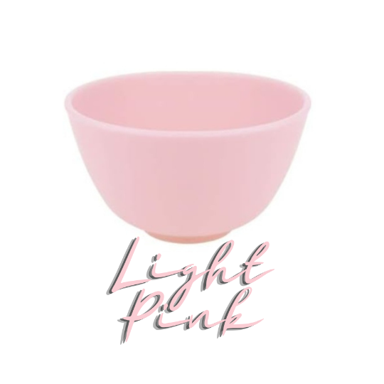Light Pink Silicone Mixing Bowl for Facial Mask
