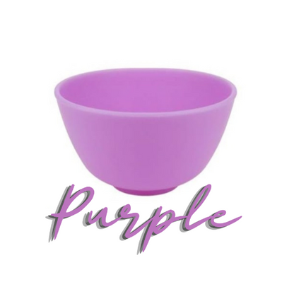 Purple Silicone Mixing Bowl for Facial Mask