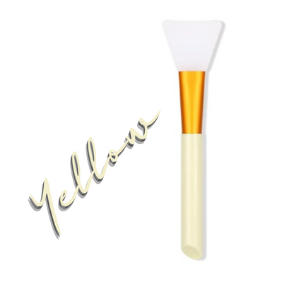 Yellow Silicone Facial Mask Applicator