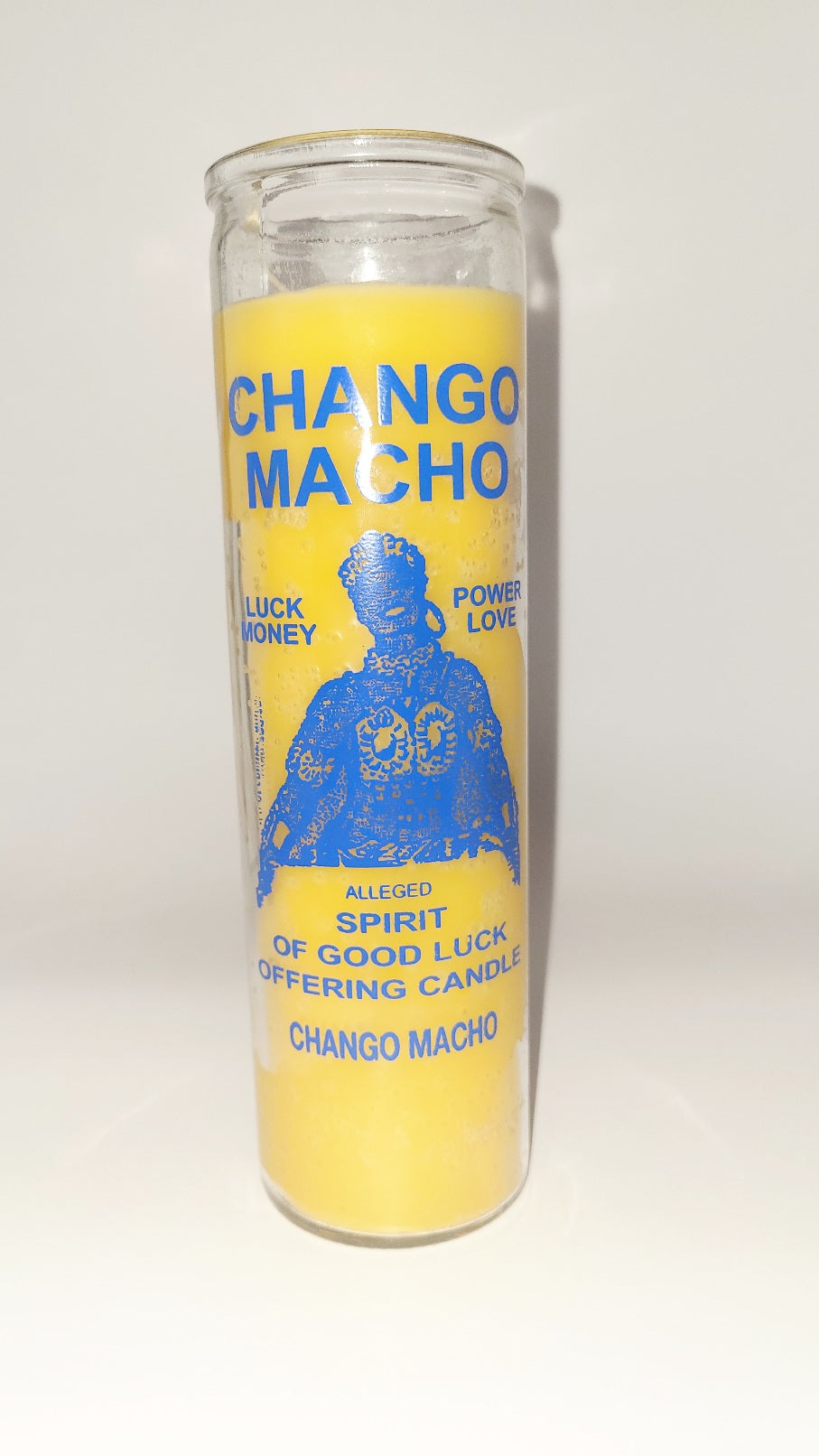 Chango Macho Spirit of Good Luck Offering Candle